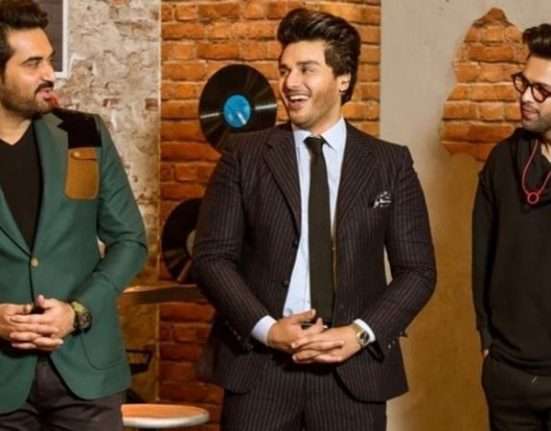 Multitalented Ahsan Khan is all suited up for his upcoming talk show Time Out With Ahsan Khan