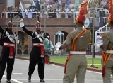 Every sundown, there is high drama on the India-Pakistan border