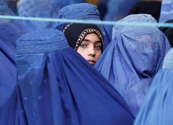 The women were compelled to work in Afghanistan during Taliban rule