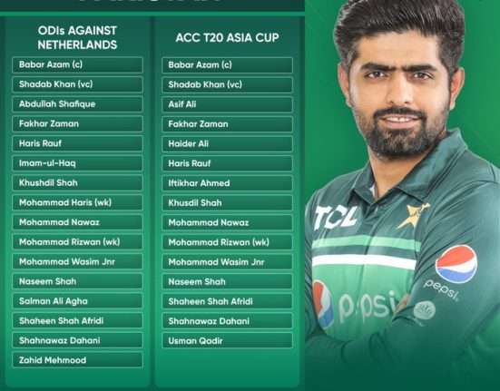 PCB names Pakistan's team for ODIs against the Netherlands and the 2022 Asia Cup