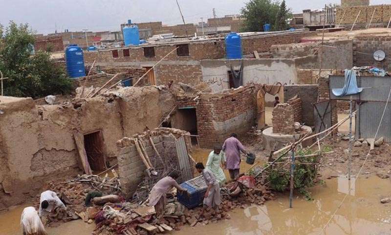 As rain continues to devastate Sindh, 15 people perish in house collapse accidents
