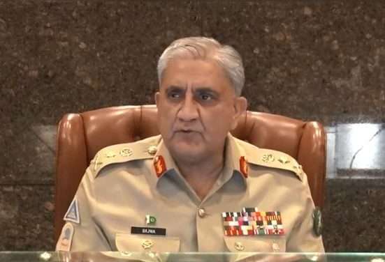 Army helicopter missing: Gen. Bajwa