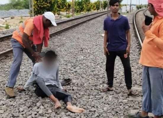 A young man in India is hit by a train while filming a TikTok video